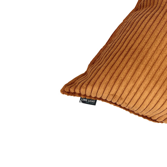 Kussen Rib 43x70 cm cognac