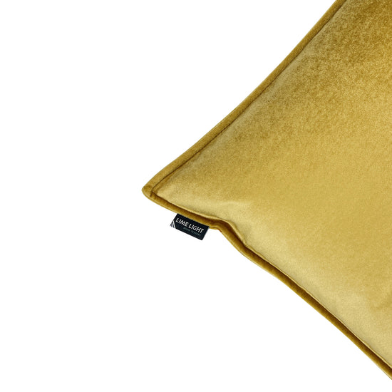 Kussen Velvet 50x50 cm mosterd