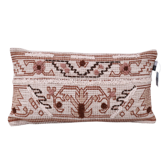 Kussen Talma 35x65 cm Roze/Ecru