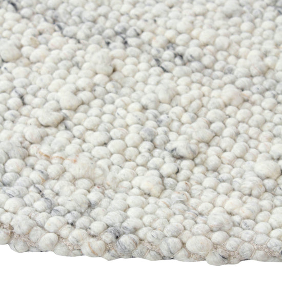 Vloerkleed Pebble | rond 180 cm | Naturel