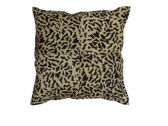 Kussen Leer panterprint cheetah