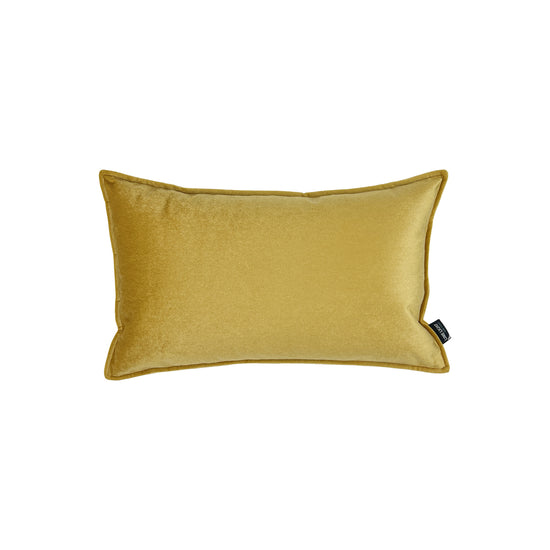 Kussen Velvet 30x50 cm mosterd