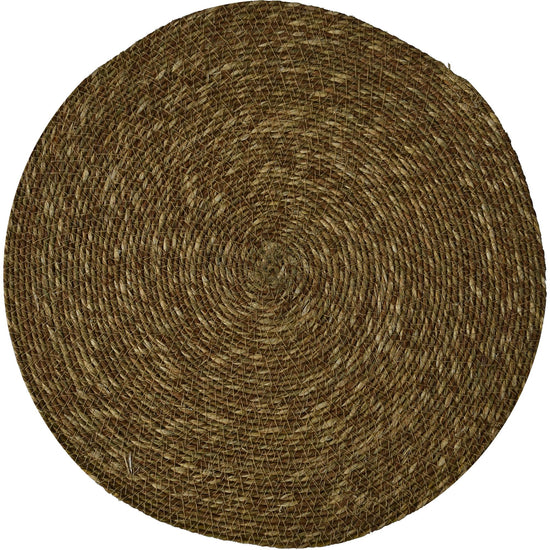 Placemat Tienda 38 cm zeegras | 38 cm | Naturel