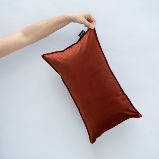 Kussen Fluweel Brique 30x50 cm