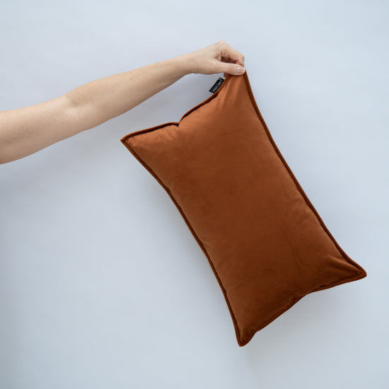 Kussen Fluweel Rust 30x50 cm