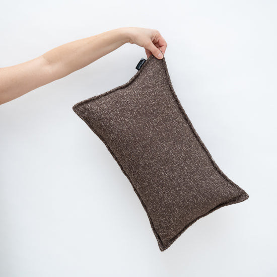 Kussen Litz bruin 30x50 cm