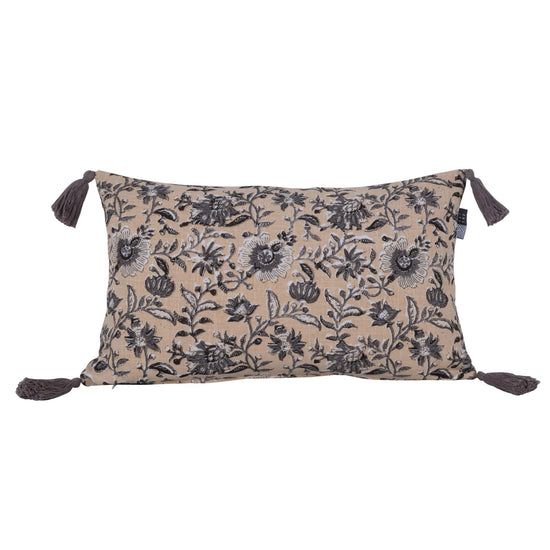 Kussen Floral | 30x50 cm | Beige