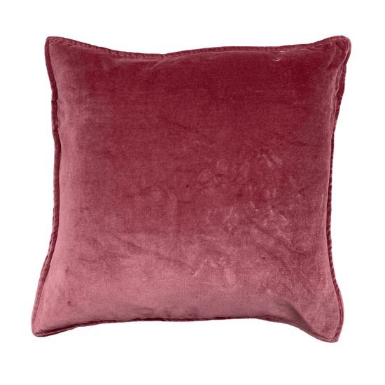 Kussen Velvet | 50x50 cm | oud roze