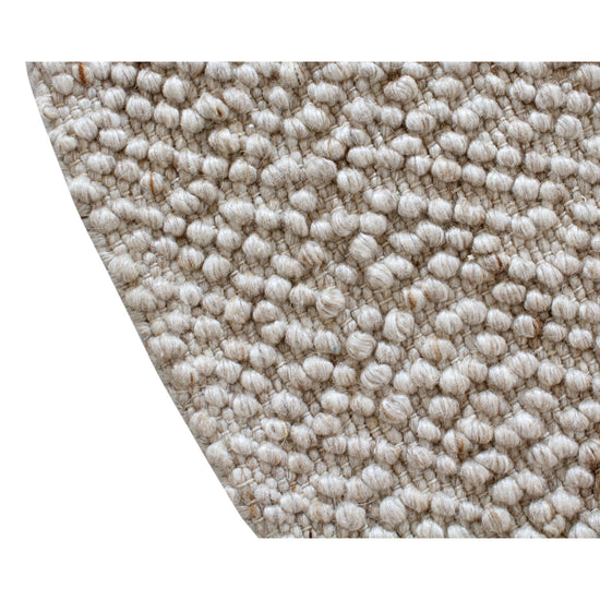 Vloerkleed Wol/Pet rond 150 cm Beige