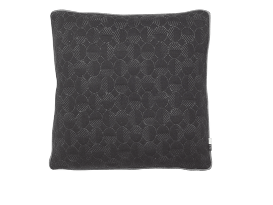 kussen Nordic 50x50 cm zwart/ grijs